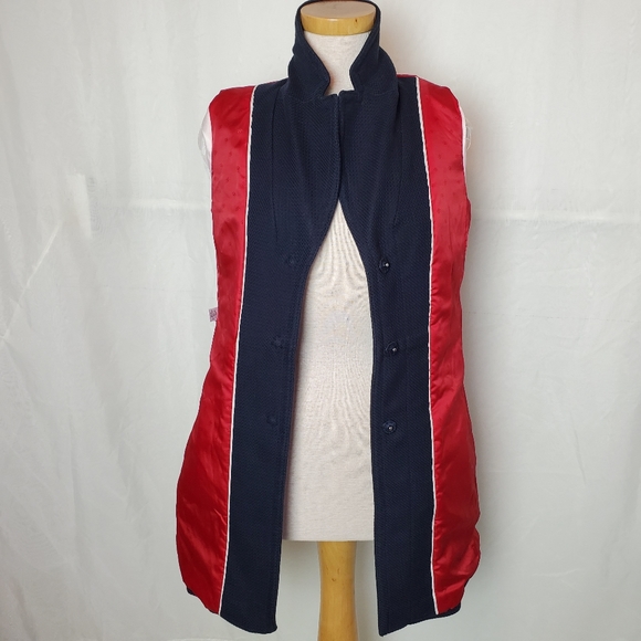 Banana Republic Navy Military Coat xs - Picture 10 of 16